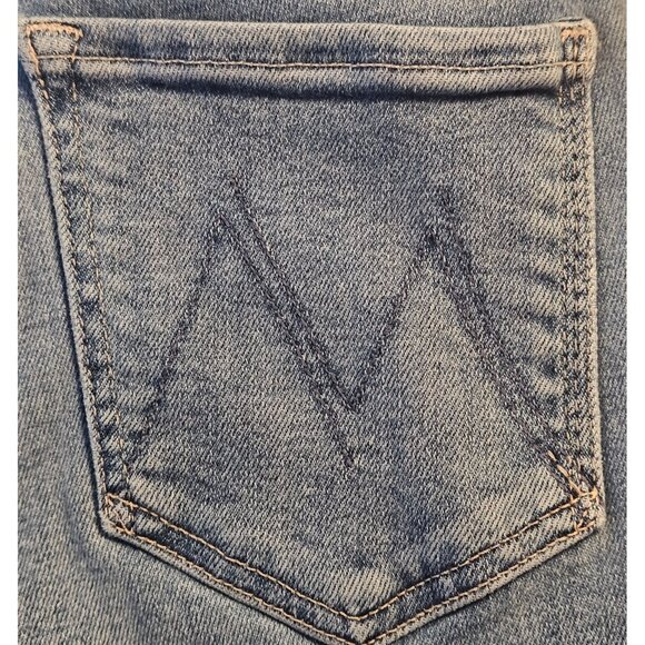 Mother Women Mid-Rise Dazzler Ankle Fray Jeans 26 Quiet Luxury LA Street Style - Picture 8 of 16